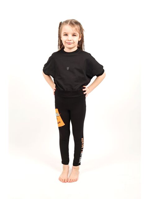 Toontoykids Kız Çocuk Neon Detaylı Tayt