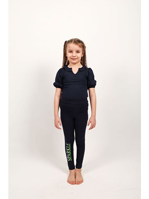 Toontoykids Kız Çocuk Baskılı Tayt