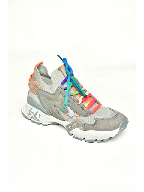 Fox Shoes U6026025 Gri Kadın Sneakers - S000356315-20600