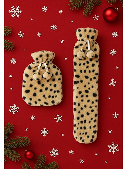 English Home Spotty Sıcak Su Torbası Krem Siyah - S000337319-6418