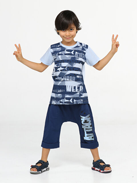 Casabony Attack Navy Erkek Çocuk Kapri Takım - S000146411-17437
