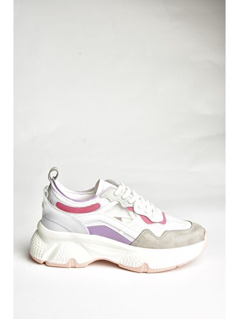 Fox Shoes U9735682 Beyaz/Lila Kadın Sneakers - S000369384-37233