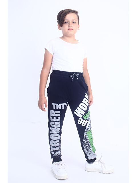 Toontoykids Erkek Çocuk Stronger Tnty Baskılı Eşofman Alt