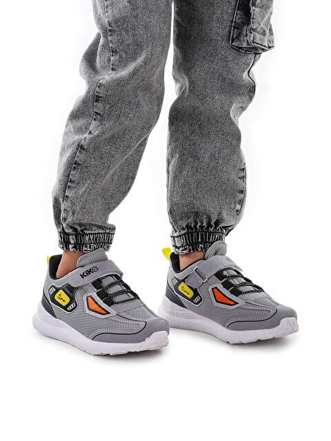 Kiko Kids Cırtlı Fileli Erkek Çocuk Spor Ayakkabı 3003 - S000046583-8826