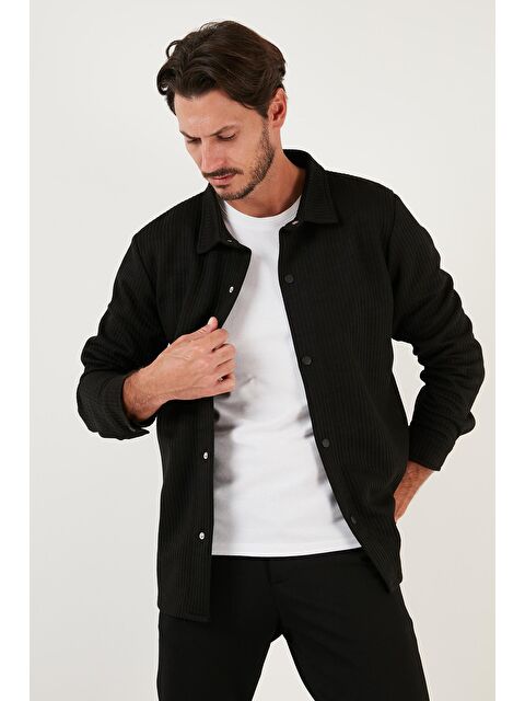 Buratti Fitilli Çıtçıtlı Relaxed Fit Gömlek 5905510 - S000106534-19351