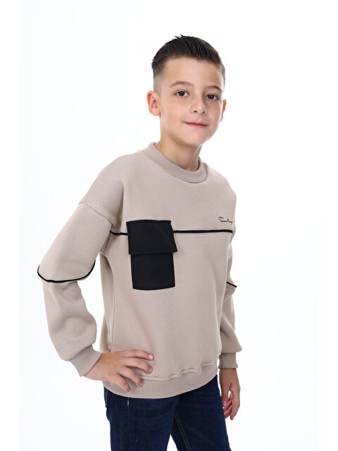 Toontoykids Erkek Çocuk Baskılı Sweatshirt