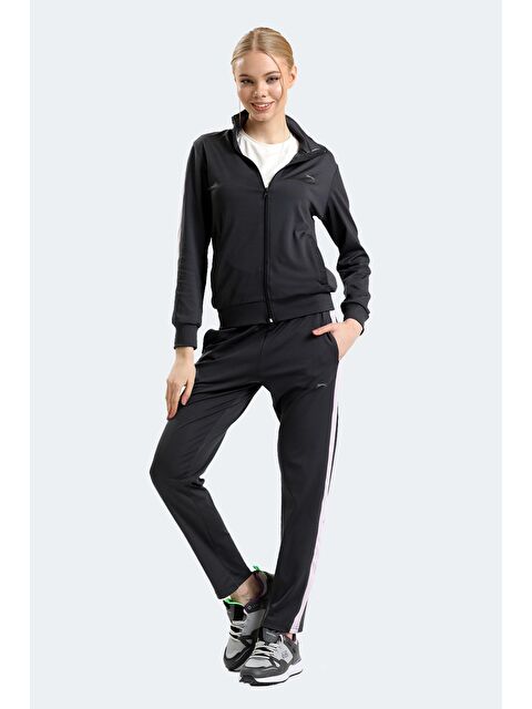 SLAZENGER RIFLE Kadın Eşofman Takım Koyu Gri