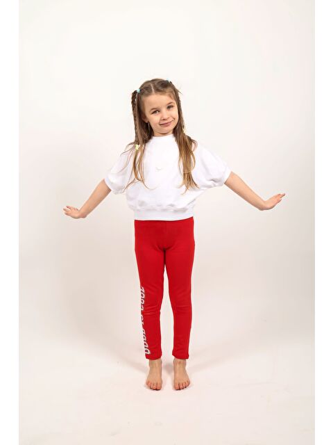 Toontoykids Kız Çocuk Baskılı Tayt