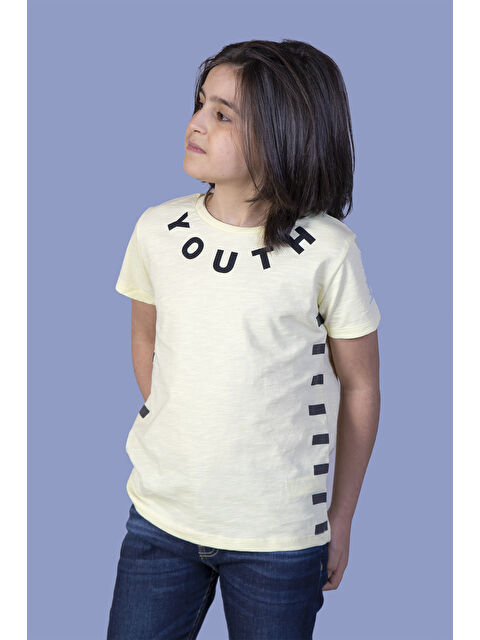 Toontoykids Erkek Çocuk Youth Baskılı Tişört