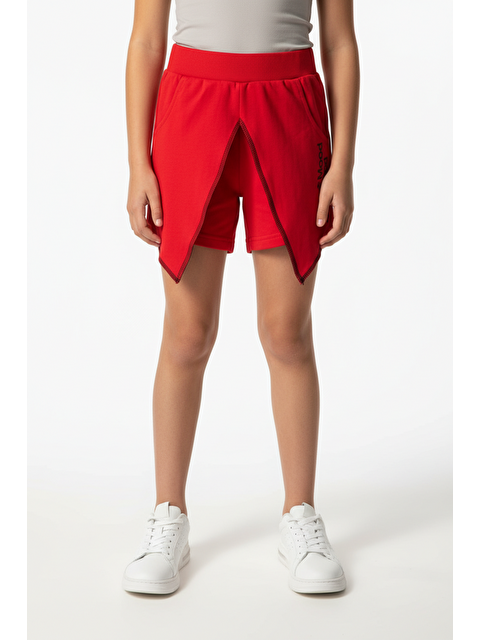 Toontoykids Kız Çocuk Mood It S A Good Nakışlı Şort