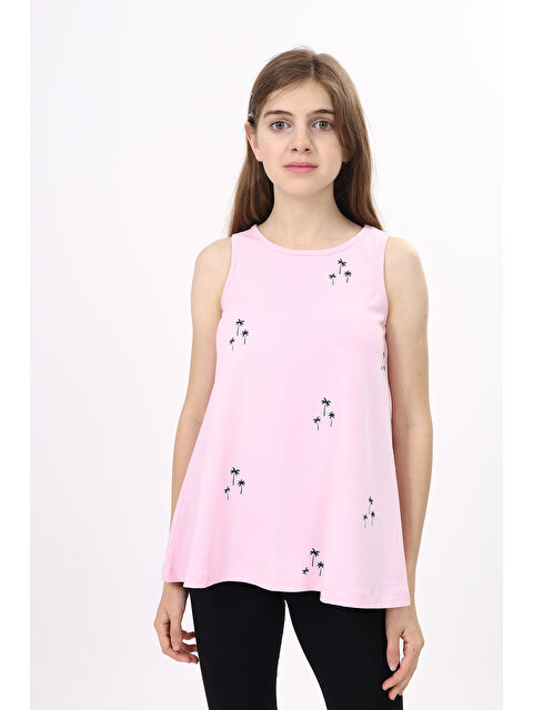 Toontoykids Kız Çocuk Baskılı Atlet