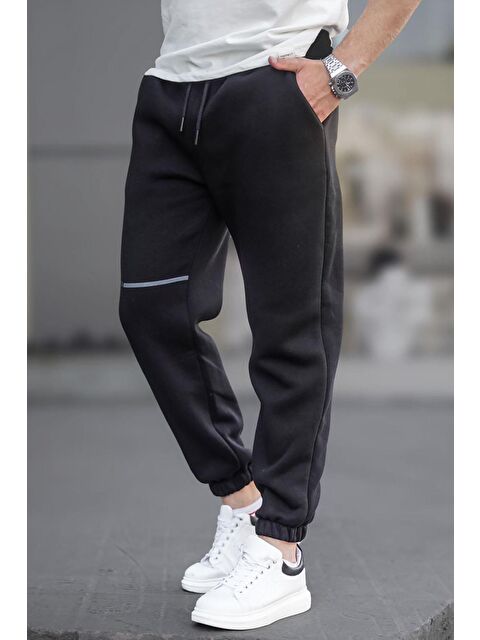 Madmext Siyah Cep Detaylı Erkek Basic Eşofman Altı 6523 - S000056846-19351