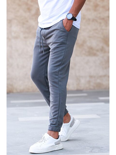 Madmext Füme Basic Jogger Eşofman Altı 5424
