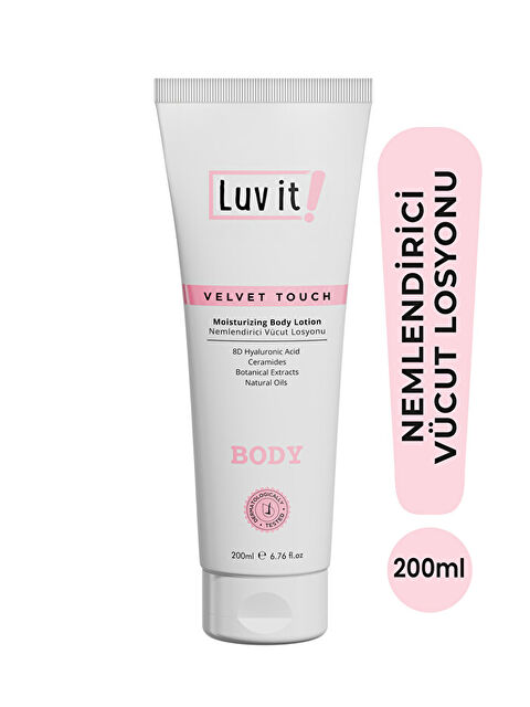 Luv it! Nemlendirici Vücut Losyonu - Hyaluronik Asit ve Seramid İçeren Body Lotion 200 ml