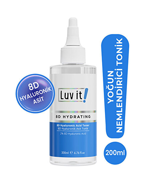 Luv it! 8D Yoğun Nemlendirici Hyaluronik Asit Tonik 200ml