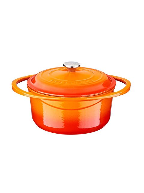 LAVA Yuvarlak Tencere Döküm Demir Kapak Heritage Serisi Çap(Ø)20cm - S000056627-20013
