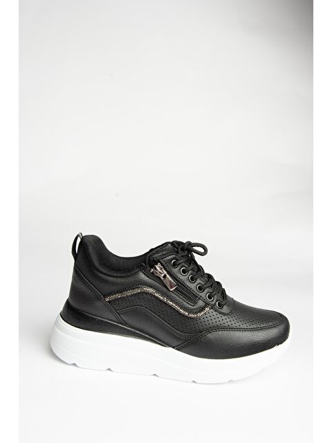 Fox Shoes U7020207 Siyah Kadın Sneakers - S000369400-19351