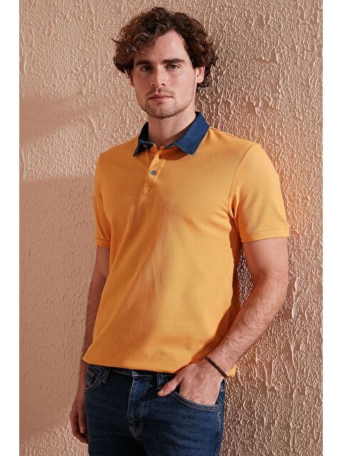 Buratti %100 Pamuk Düğmeli Regular Fit Polo Tişört 5902134 - S000001484-20072