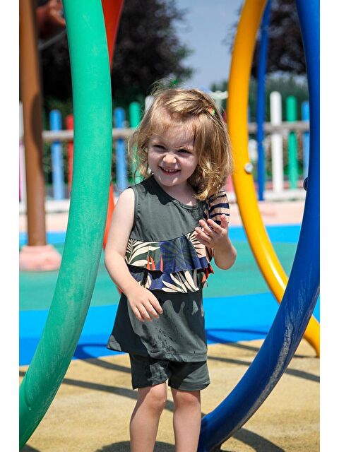 Marina Haki Çocuk Mayo K2212 - S000018418-18547