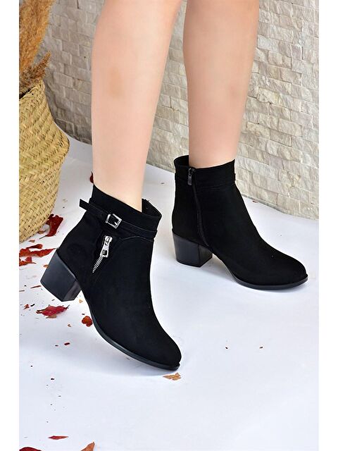 Fox Shoes L6741552 Siyah Kadın Bot - S000054759-19351