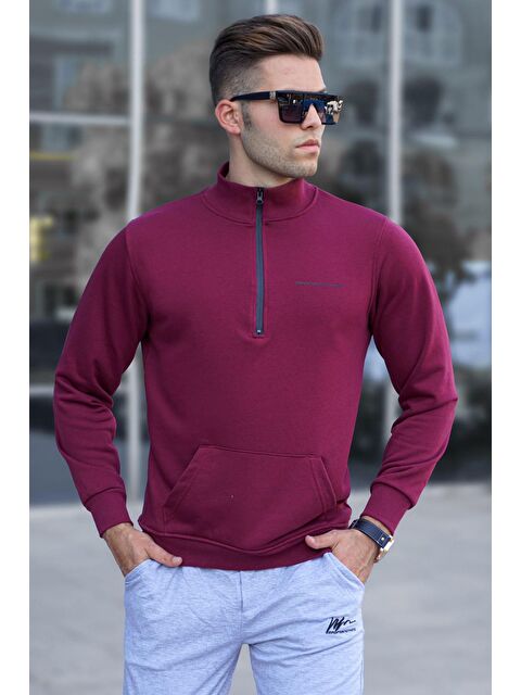 Madmext Bordo Erkek Sweatshirt 5300 - S000062430-19951