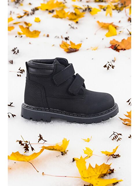 Kiko Kids Cırtlı Erkek Bebek Bot Ayakkabı Arz 1118 - S000079842-14430