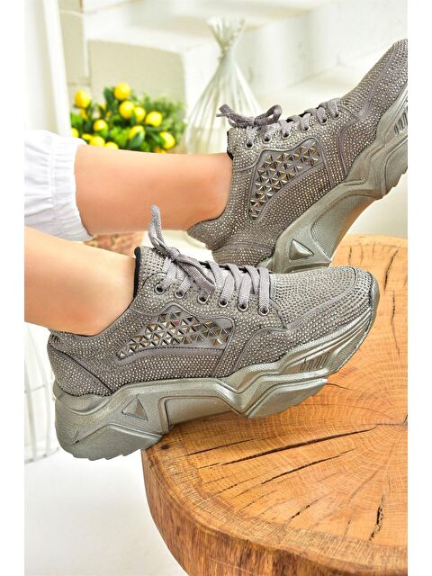 Fox Shoes M444302814 Platin Kadın Sneakers