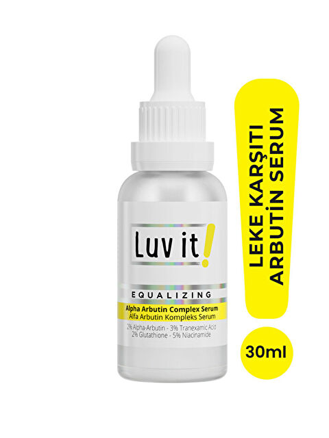 Luv it! Alpha Arbutin Cilt Serumu | Leke Karşıtı, Cilt Tonu Eşitleyici Ve Bariyer Onarıcı