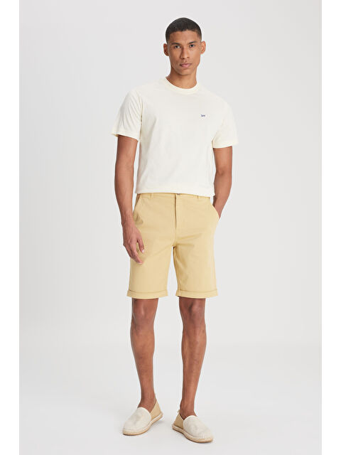 Lee Regular Fit Normal Bel Camel Şort - S000470406-4557