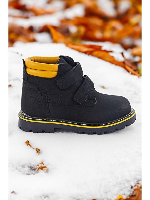 Kiko Kids Cırtlı Erkek Bebek Bot Ayakkabı Arz 1118 - S000079842-37446