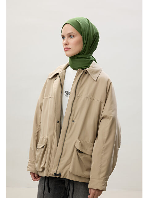 Fresh Scarfs İnce Pamuk Vual Şal Kaktüs