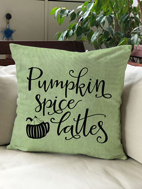 Evmila Sonbahar Temalı 43x43 Kadife Kırlent Kılıfı - S000292211-23173