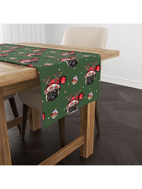 Evmila Yılbaşı Temalı 40x140 Kadife Runner - S000292249-23173