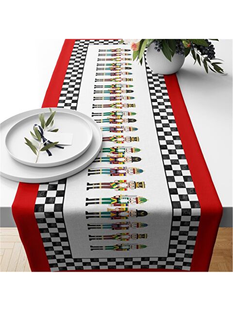 Evmila Yılbaşı Temalı 40x140 Kadife Runner - S000292214-23173