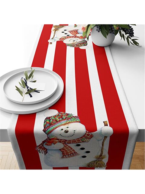 Evmila Yılbaşı Temalı 40x140 Kadife Runner - S000292213-23173