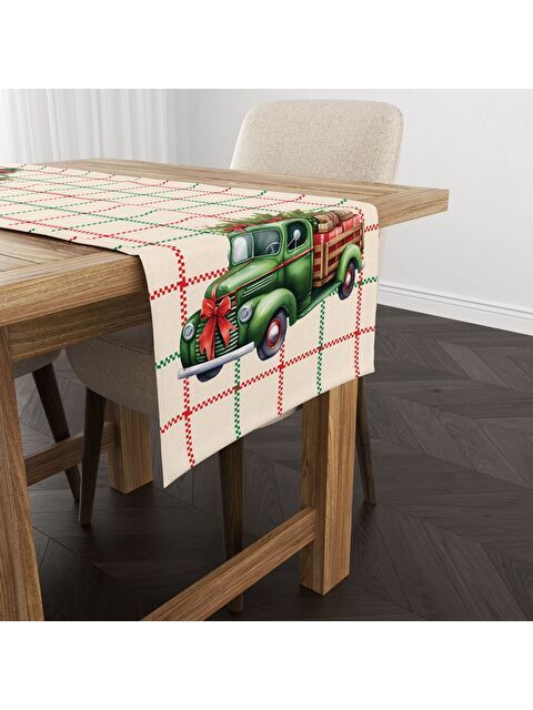 Evmila Yılbaşı Temalı 40x140 Kadife Runner - S000292215-23173