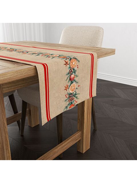 Evmila Yılbaşı Temalı 40x140 Kadife Runner - S000292225-23173