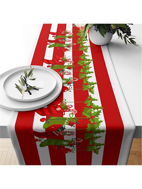 Evmila Yılbaşı Temalı 40x140 Kadife Runner - S000292269-23173