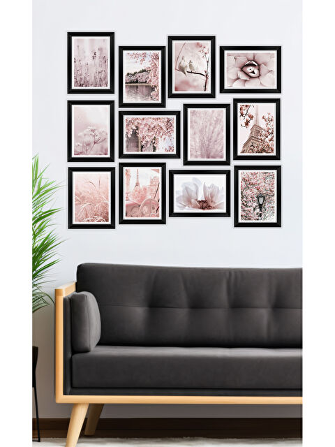 Artavessa 12 Parça Çerçeve Görünümlü Mdf Tablo Seti - 12ARTAVESSA17-1317