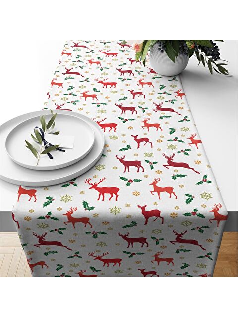 Evmila Yılbaşı Temalı 40x140 Kadife Runner - S000292271-23173