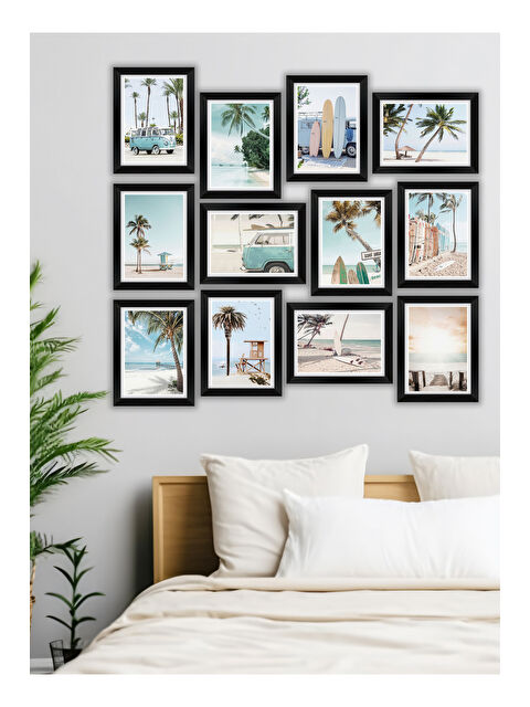 Artavessa 12 Parça Çerçeve Görünümlü Mdf Tablo Seti - 12ARTAVESSA22-1520