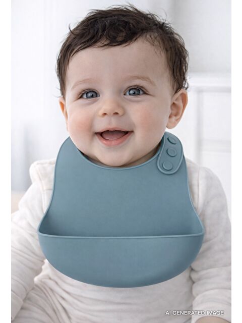 Babyjem Mini Silikon Önlük Mint - S000133310-34927