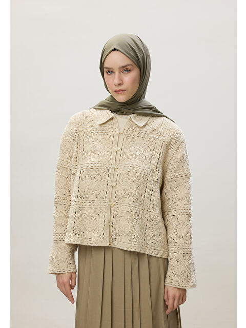 Fresh Scarfs İnce Pamuk Vual Şal Tozlu Gri