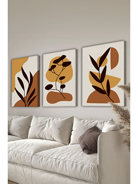 Artavessa Dekoratif 3 Parça Kanvas Tablo - 3CNVS18 - 40 x 60