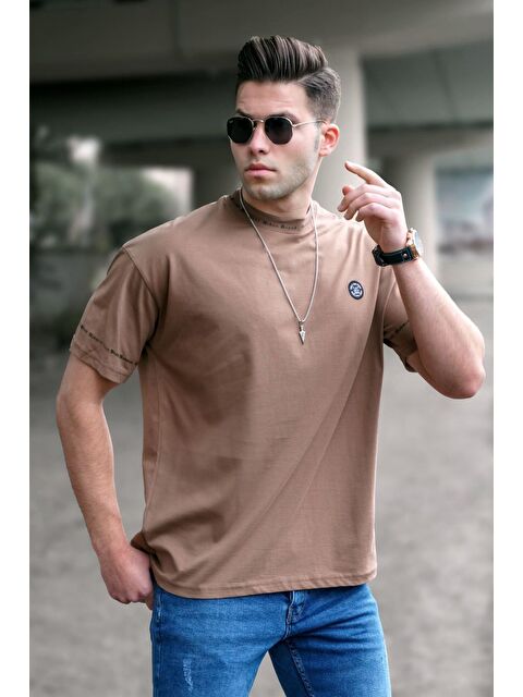 Madmext Erkek Füme %100 Pamuk Tişört 5355 - S000016416-19413