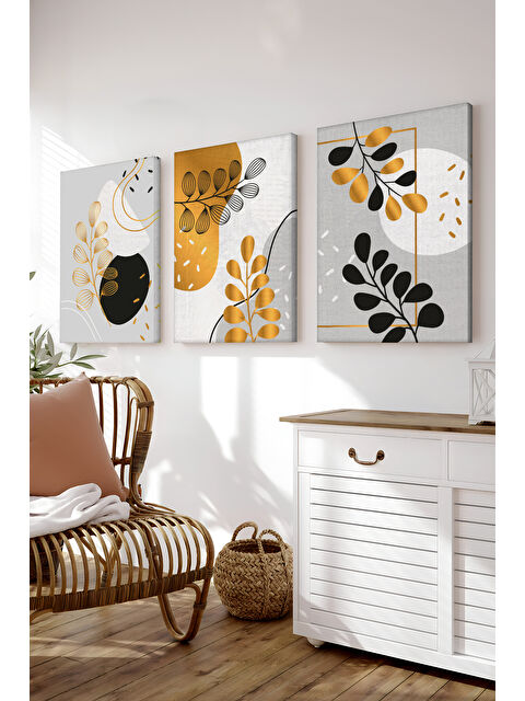 Artavessa Dekoratif 3 Parça Kanvas Tablo - 3CNVS3 - 30 x 40
