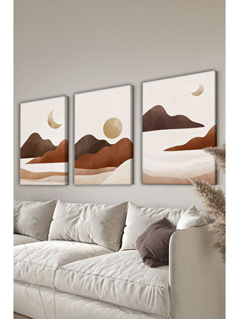 Artavessa Dekoratif 3 Parça Kanvas Tablo - 3CNVS4 - 40 x 60