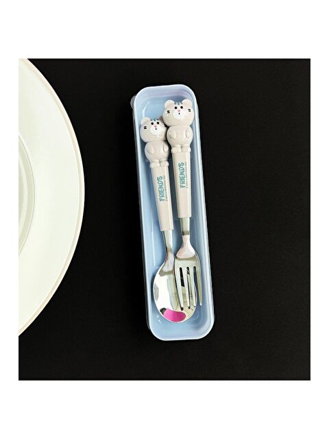 Bam Hediyelik Eşya Sevimli Hayvan Figürlü Çatal Kaşık Seti - S000366102-20600