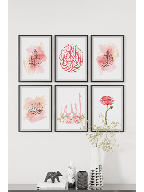 Artavessa 6 Parça Çerçeve Görünümlü Mdf Tablo Seti - ART6XPML9-1520