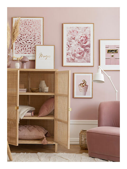 Artavessa 5 Parça Ahşap Çerçeve Görünümlü Mdf Tablo Seti - ARTAVESSAYSLMSTKO26